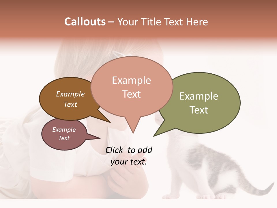 Nature Young Cat PowerPoint Template