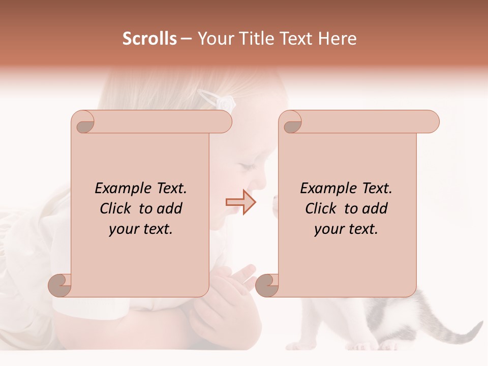 Nature Young Cat PowerPoint Template