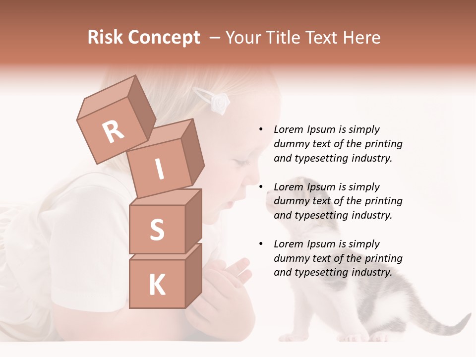 Nature Young Cat PowerPoint Template