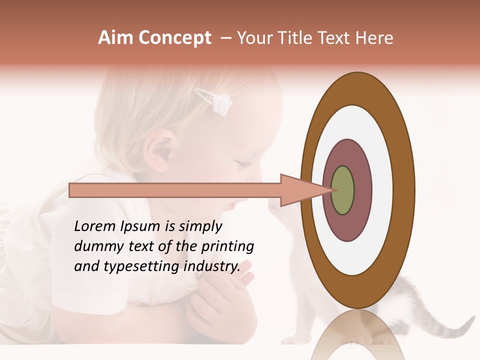 Nature Young Cat PowerPoint Template