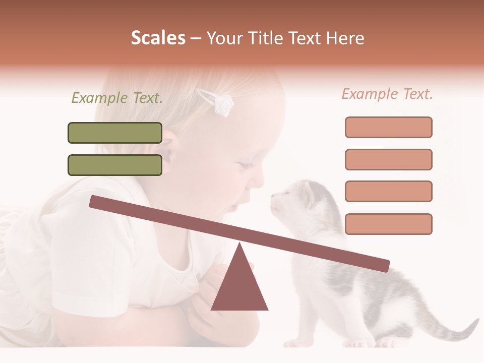 Nature Young Cat PowerPoint Template