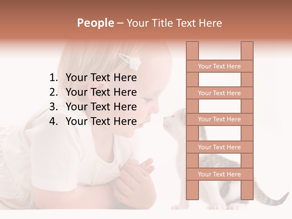 Nature Young Cat PowerPoint Template