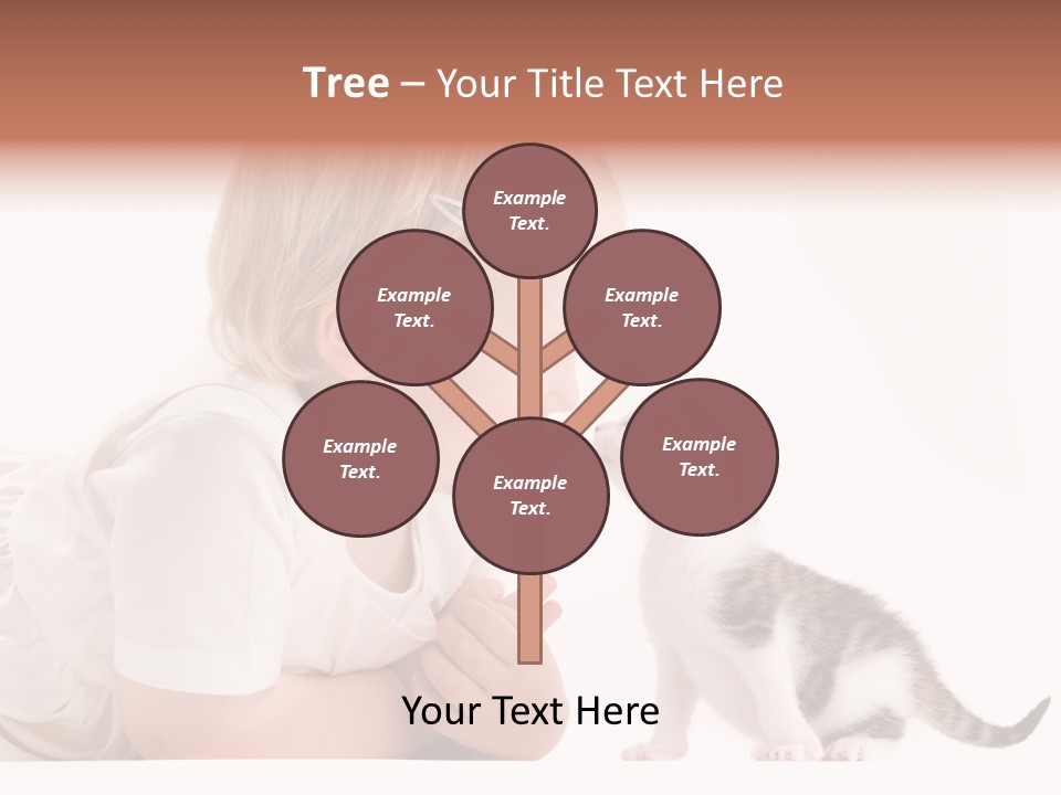 Nature Young Cat PowerPoint Template