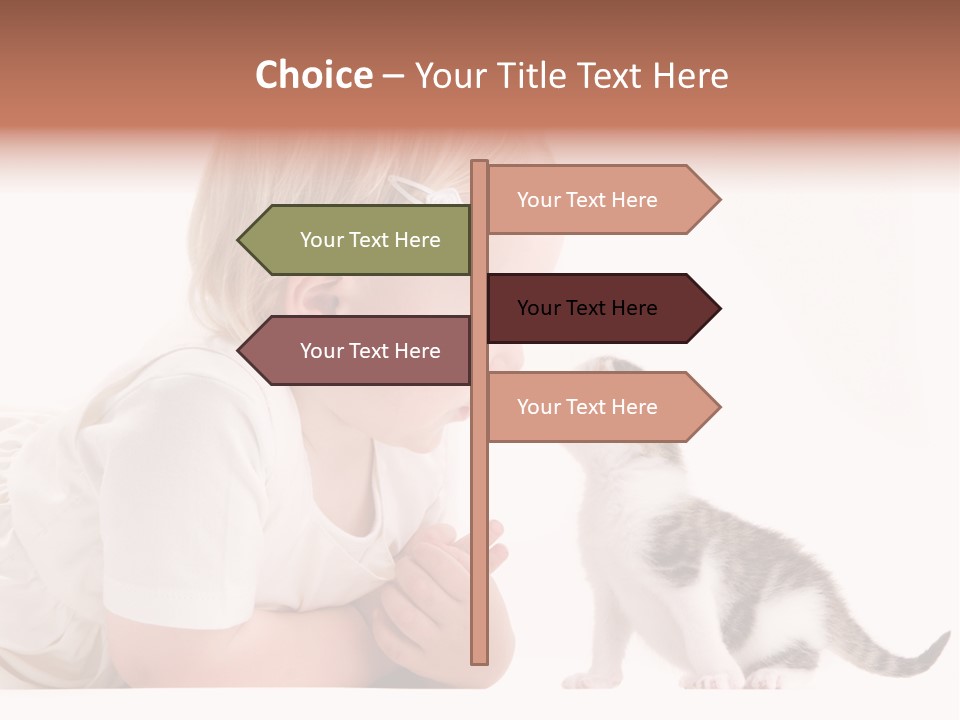 Nature Young Cat PowerPoint Template