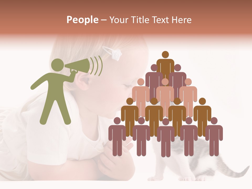 Nature Young Cat PowerPoint Template