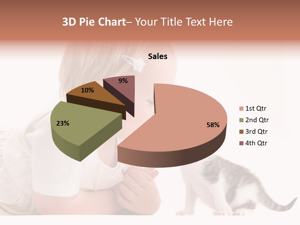 Nature Young Cat PowerPoint Template