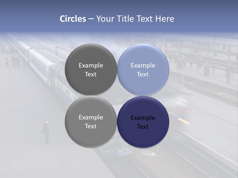 Train Movement Perspective PowerPoint Template