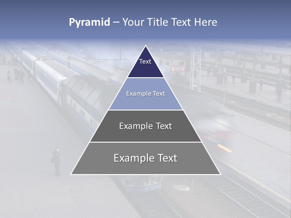 Train Movement Perspective PowerPoint Template
