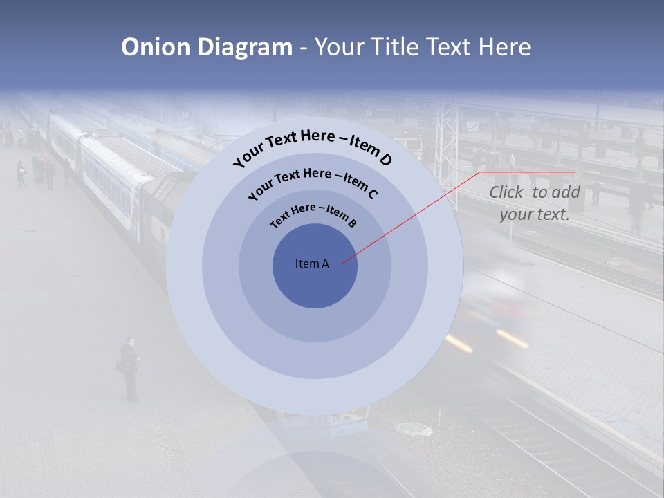 Train Movement Perspective PowerPoint Template