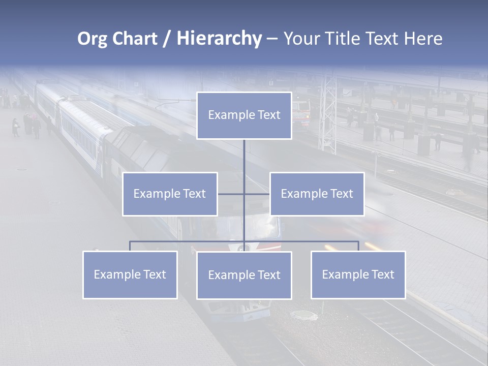 Train Movement Perspective PowerPoint Template