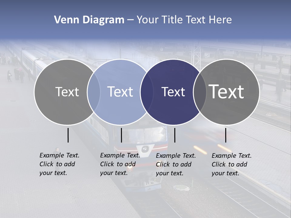 Train Movement Perspective PowerPoint Template