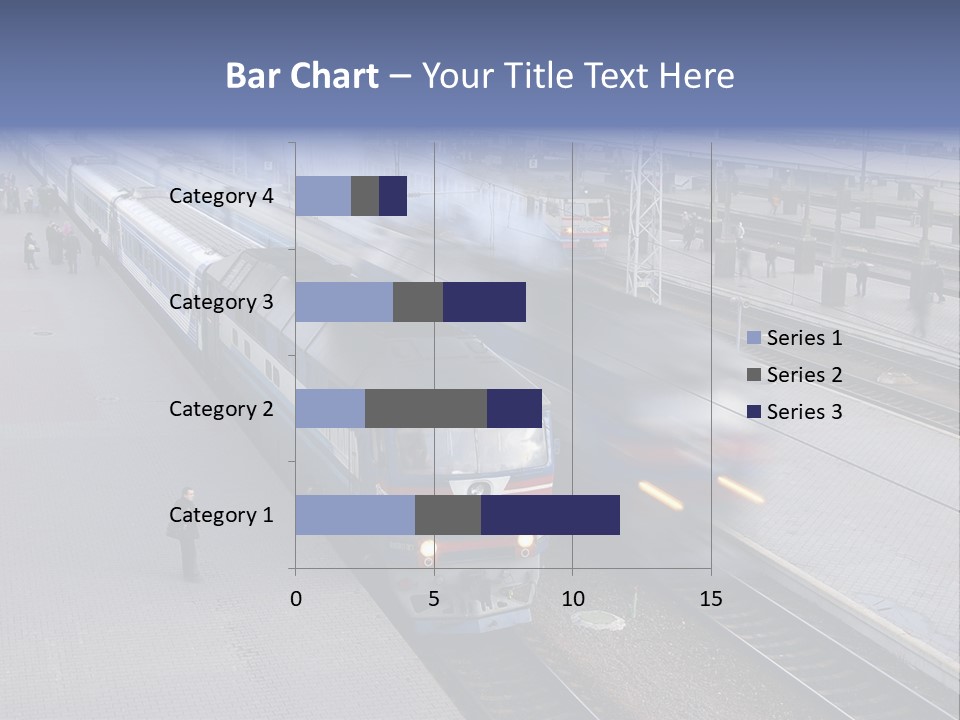 Train Movement Perspective PowerPoint Template