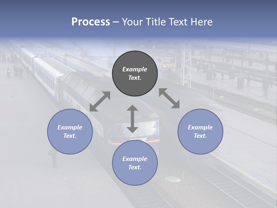 Train Movement Perspective PowerPoint Template