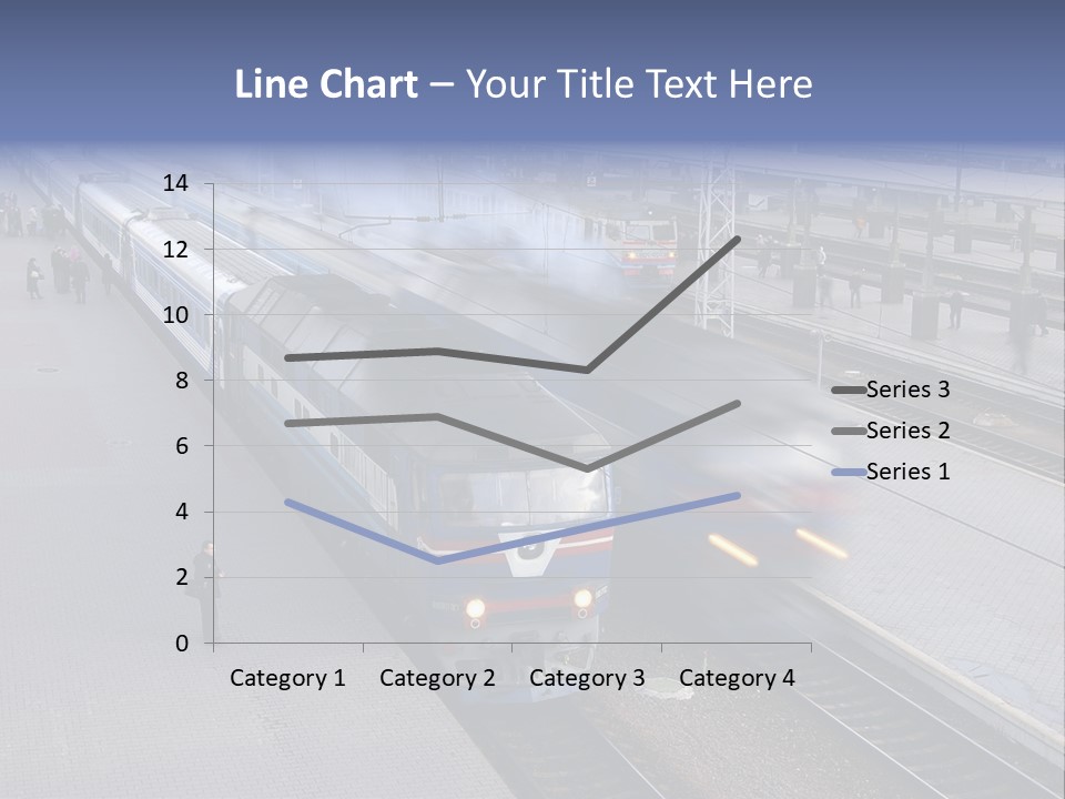 Train Movement Perspective PowerPoint Template