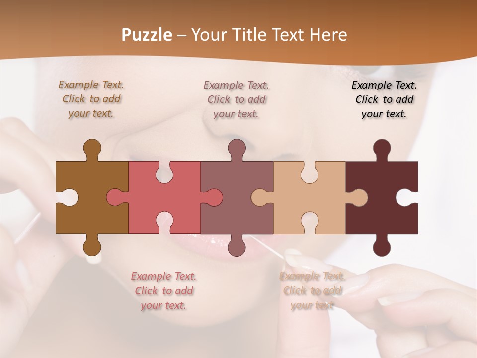 Healthcare Brunette Attractive PowerPoint Template