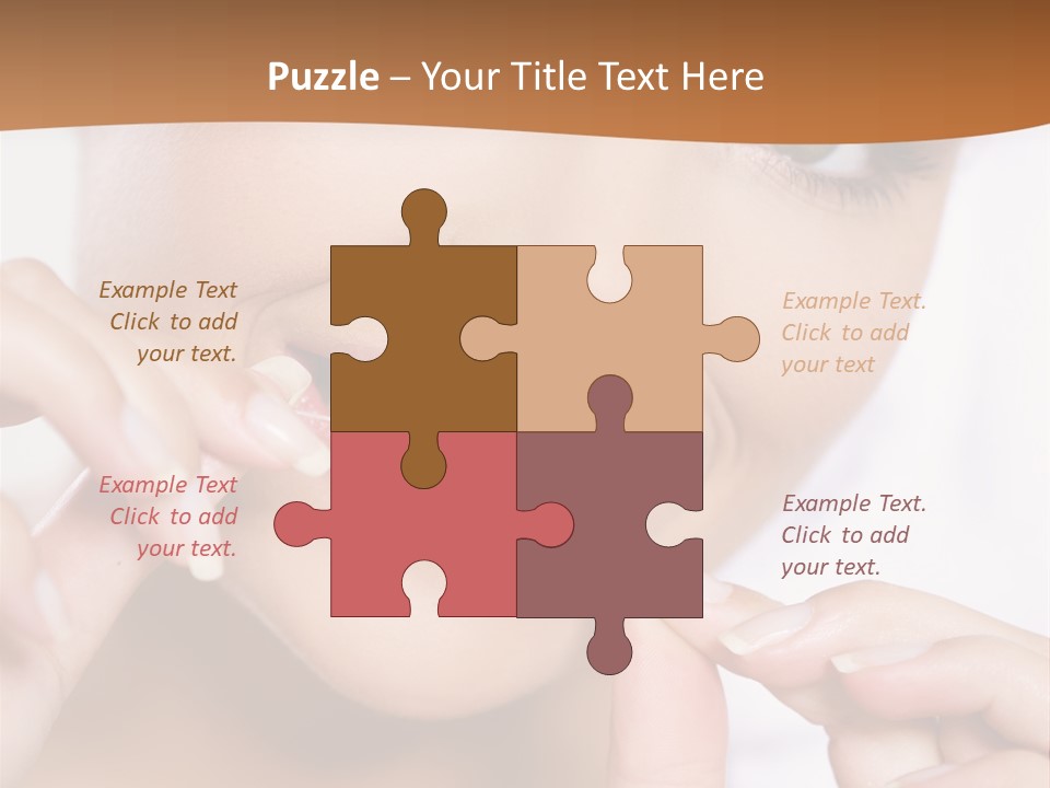 Healthcare Brunette Attractive PowerPoint Template