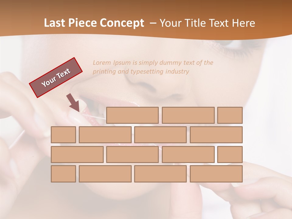 Healthcare Brunette Attractive PowerPoint Template