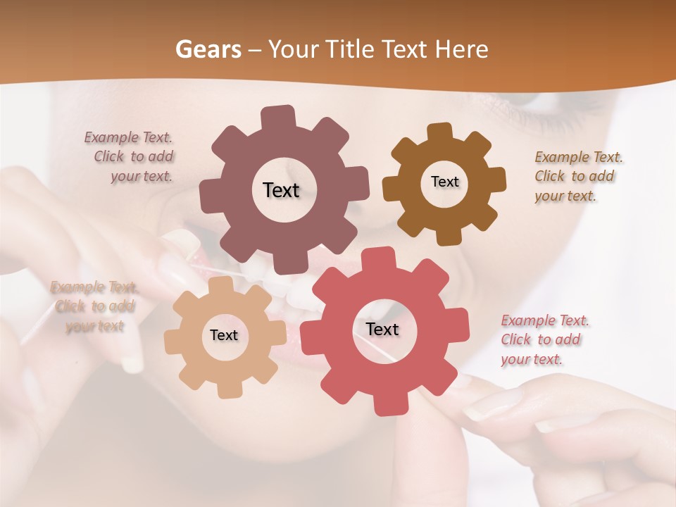 Healthcare Brunette Attractive PowerPoint Template