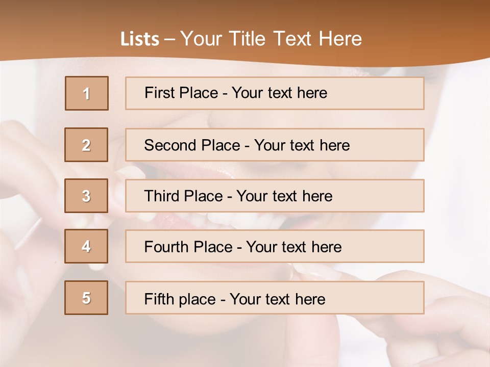 Healthcare Brunette Attractive PowerPoint Template