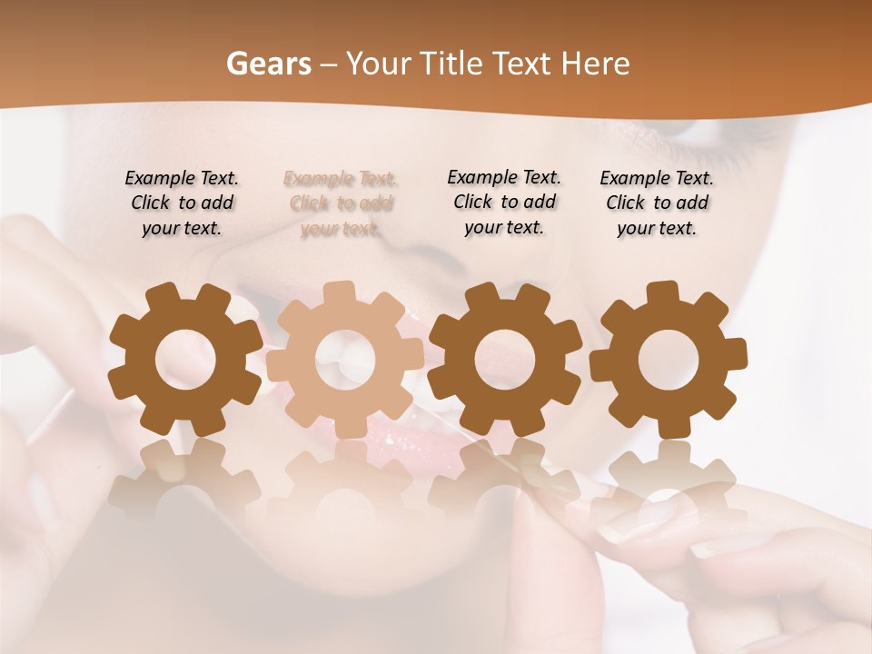 Healthcare Brunette Attractive PowerPoint Template