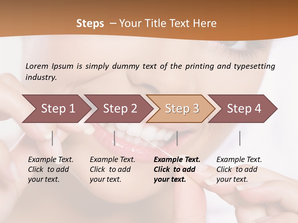 Healthcare Brunette Attractive PowerPoint Template