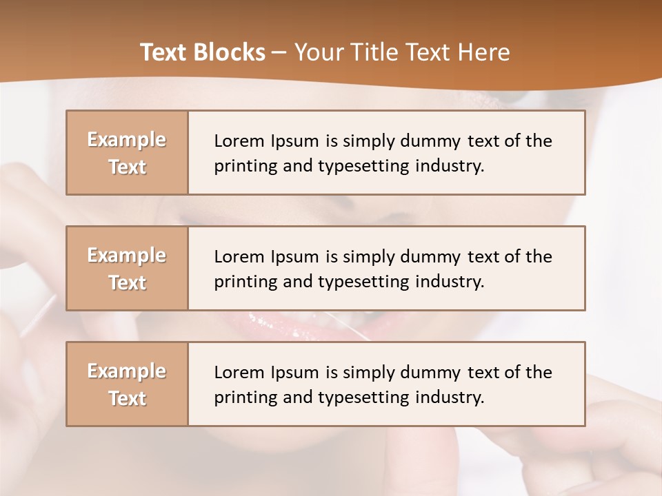 Healthcare Brunette Attractive PowerPoint Template