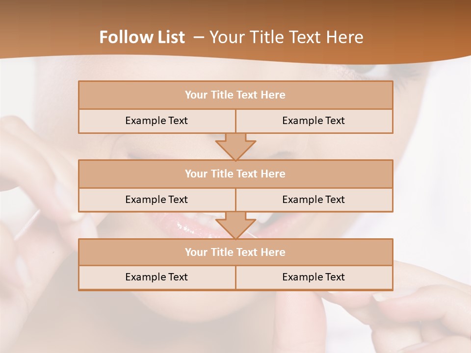 Healthcare Brunette Attractive PowerPoint Template