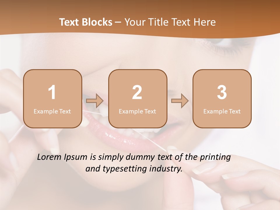 Healthcare Brunette Attractive PowerPoint Template