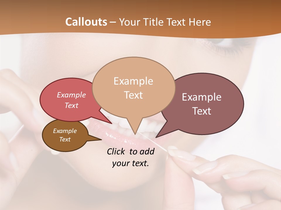 Healthcare Brunette Attractive PowerPoint Template