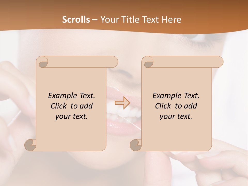 Healthcare Brunette Attractive PowerPoint Template