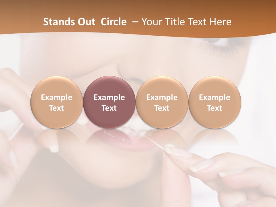 Healthcare Brunette Attractive PowerPoint Template