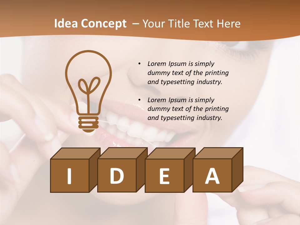 Healthcare Brunette Attractive PowerPoint Template