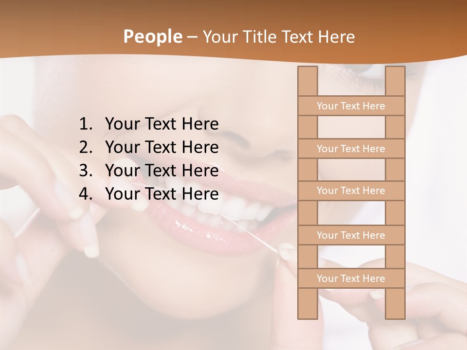 Healthcare Brunette Attractive PowerPoint Template