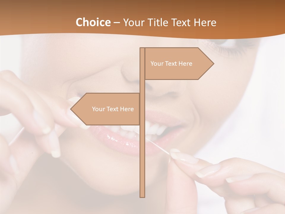 Healthcare Brunette Attractive PowerPoint Template