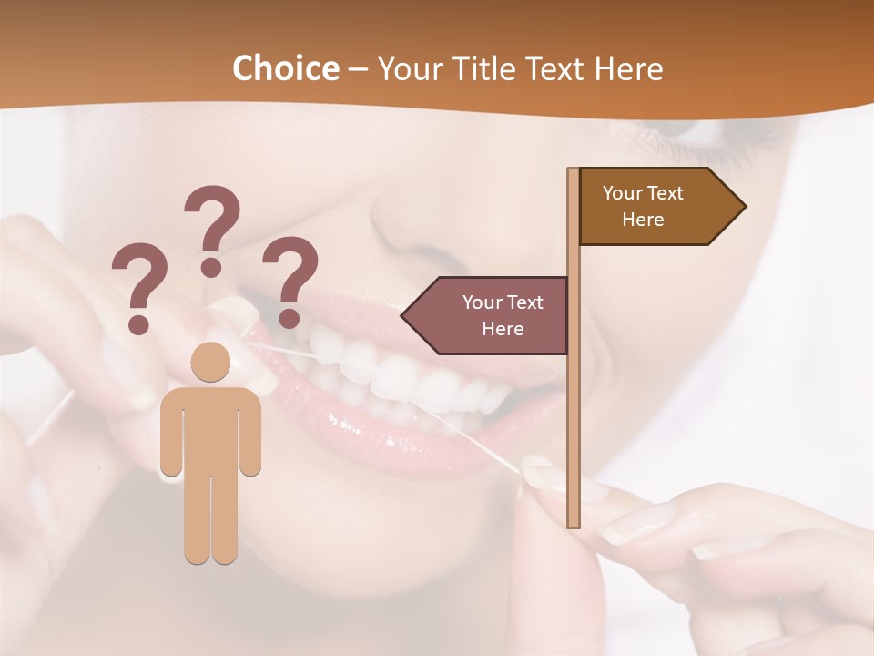 Healthcare Brunette Attractive PowerPoint Template