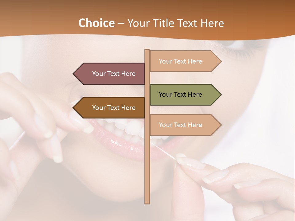 Healthcare Brunette Attractive PowerPoint Template