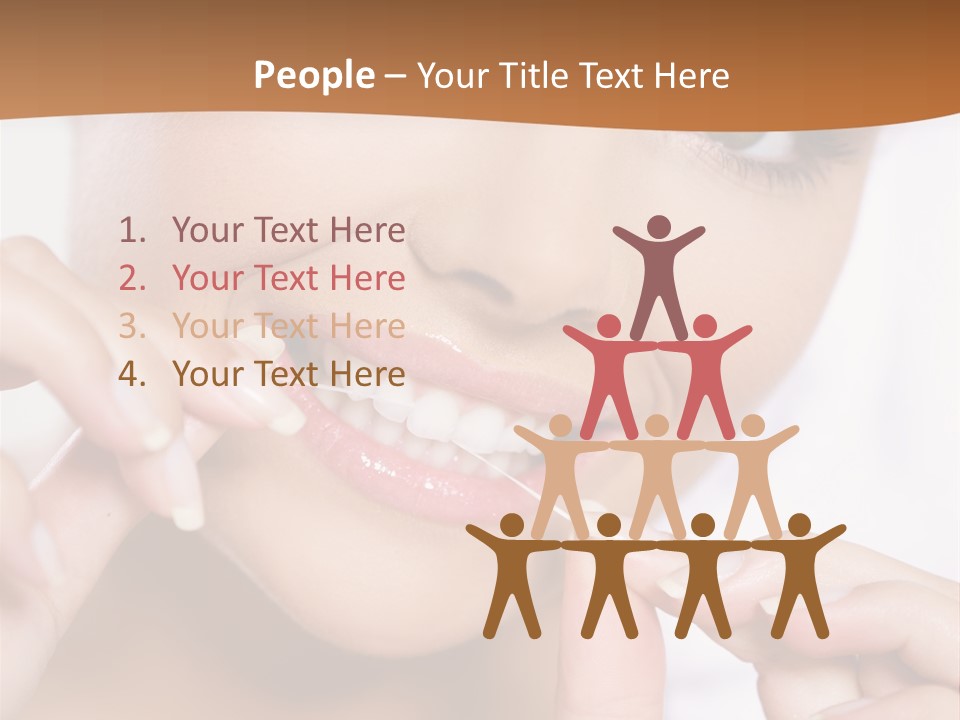 Healthcare Brunette Attractive PowerPoint Template