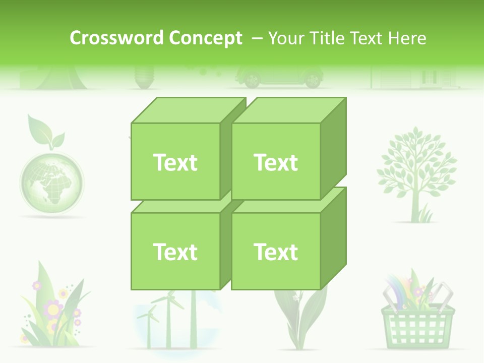 Sparse Element Recycle PowerPoint Template