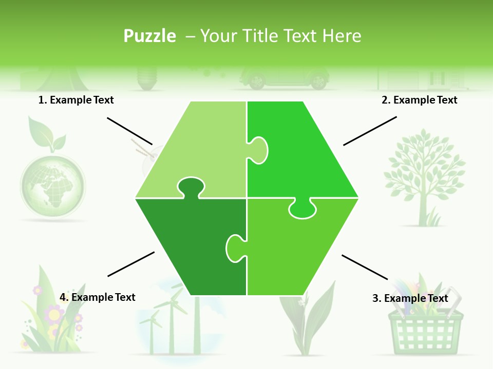 Sparse Element Recycle PowerPoint Template