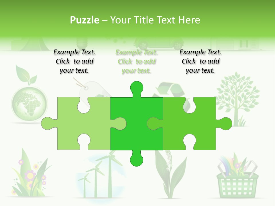 Sparse Element Recycle PowerPoint Template