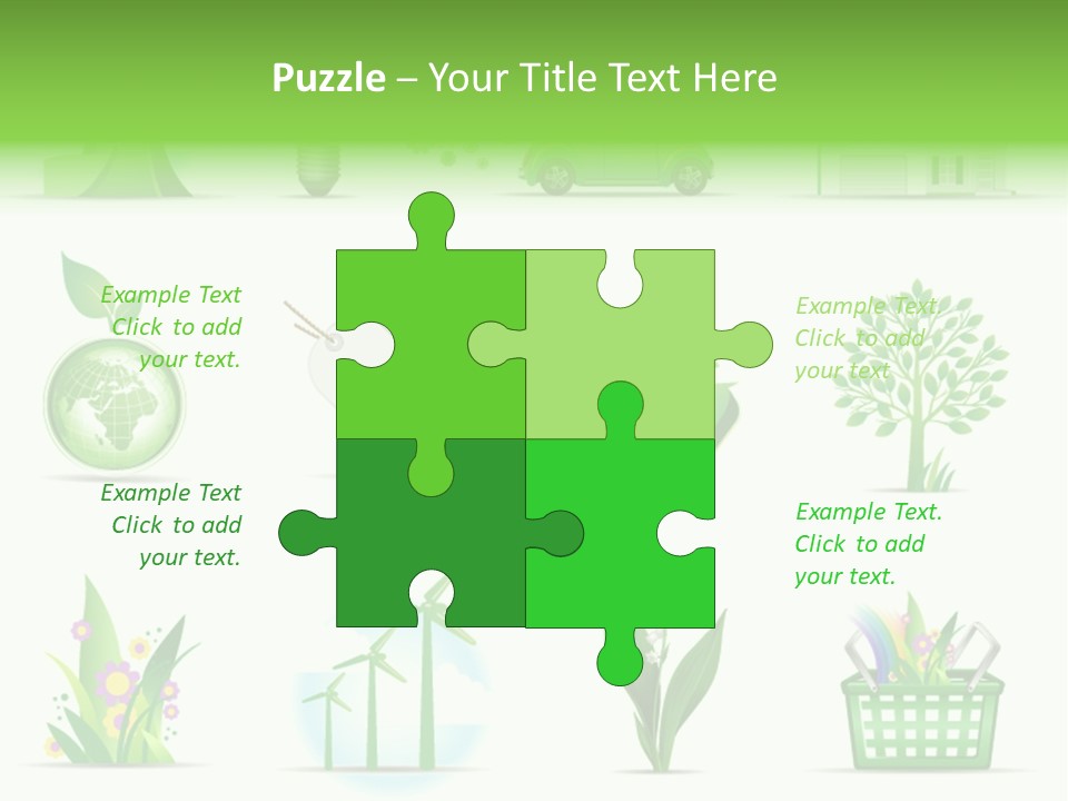 Sparse Element Recycle PowerPoint Template