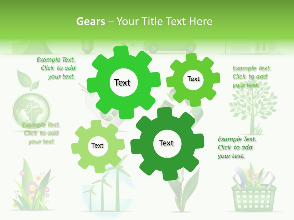 Sparse Element Recycle PowerPoint Template