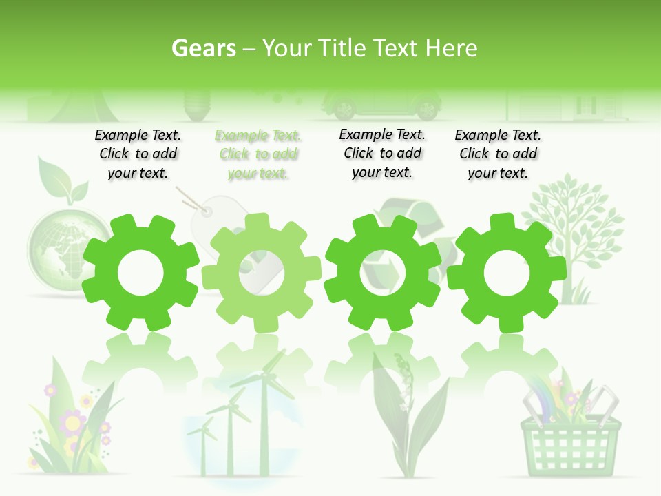 Sparse Element Recycle PowerPoint Template