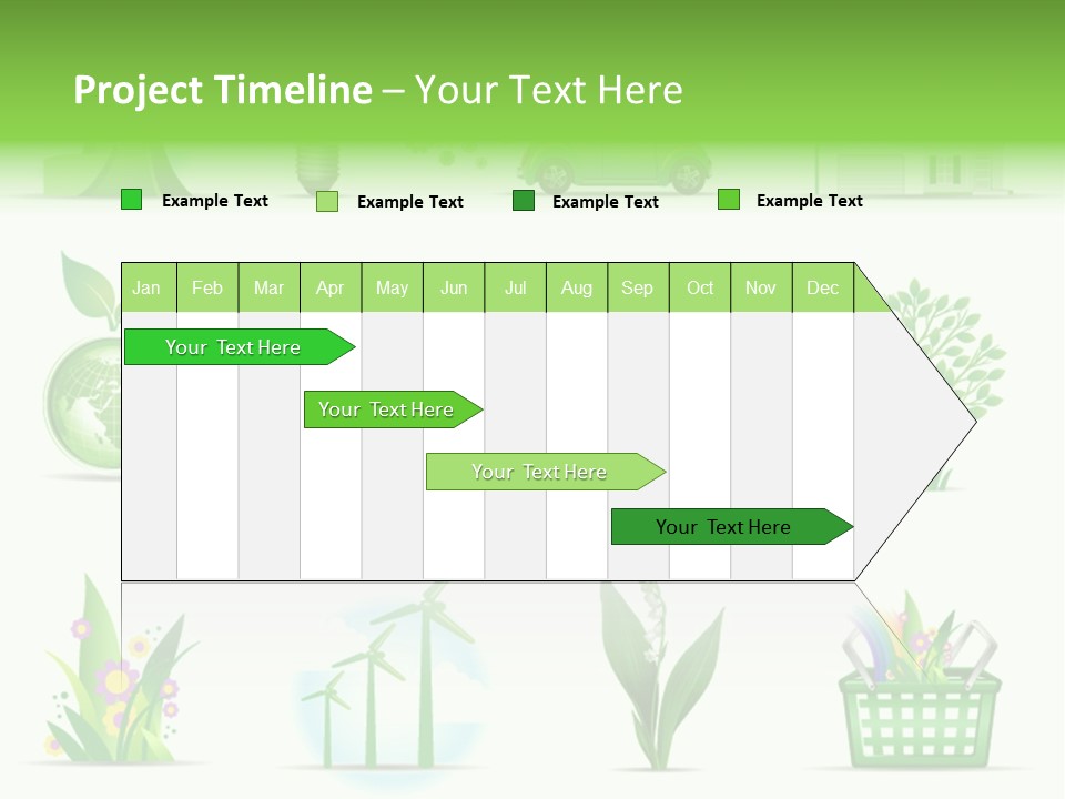 Sparse Element Recycle PowerPoint Template