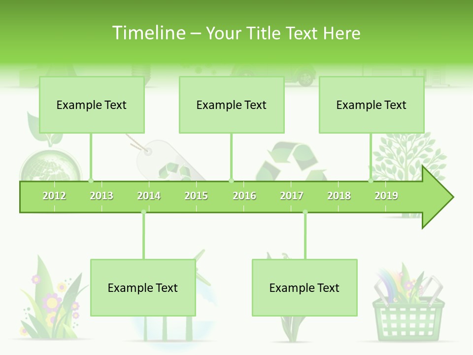 Sparse Element Recycle PowerPoint Template