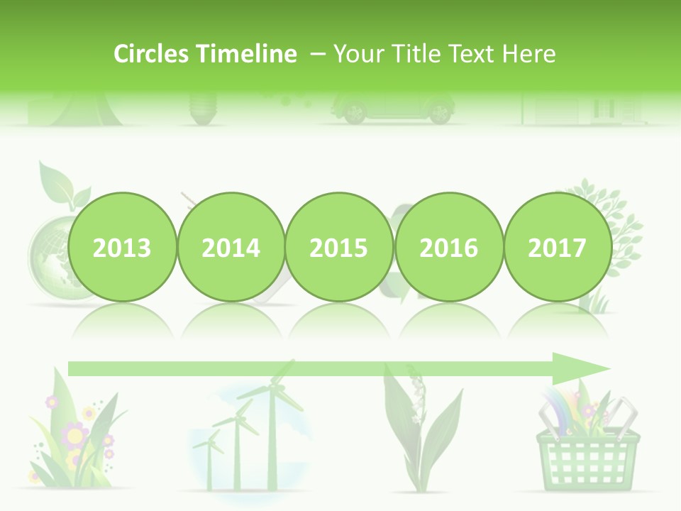 Sparse Element Recycle PowerPoint Template