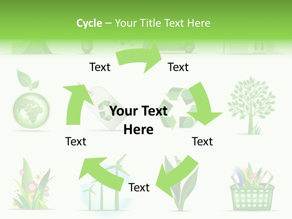 Sparse Element Recycle PowerPoint Template