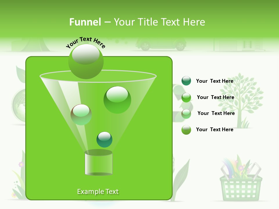 Sparse Element Recycle PowerPoint Template