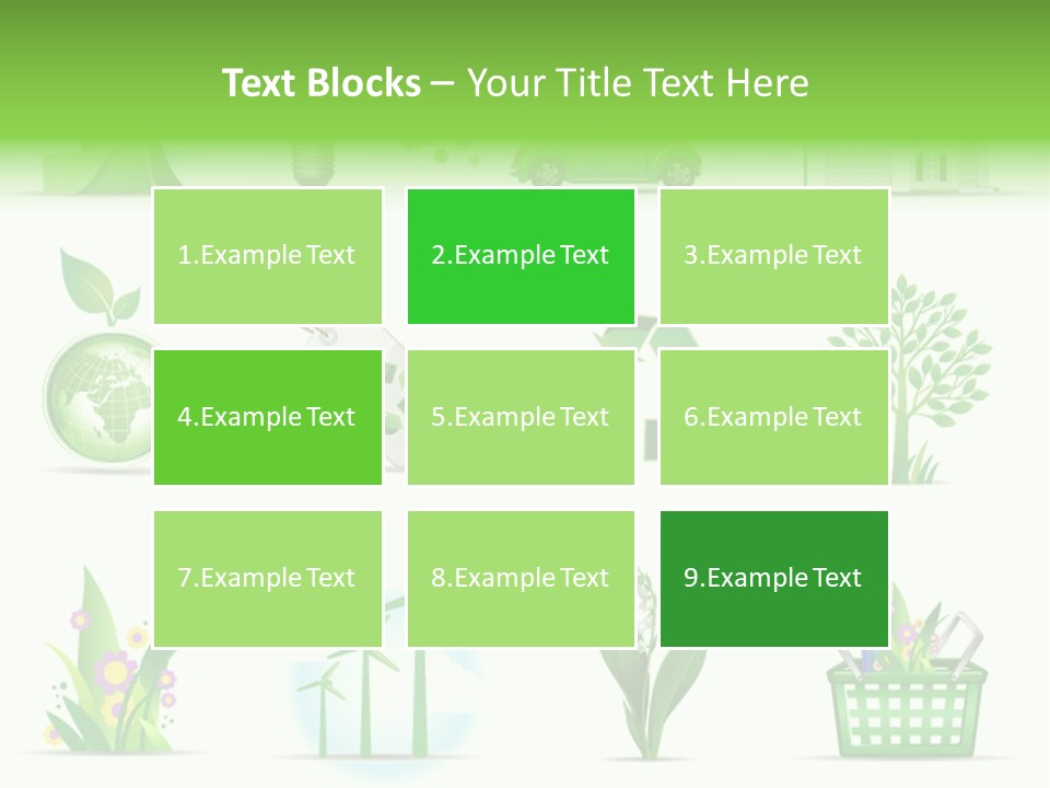 Sparse Element Recycle PowerPoint Template