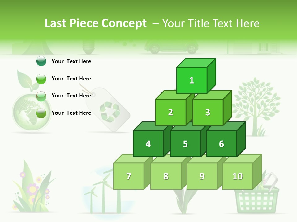 Sparse Element Recycle PowerPoint Template